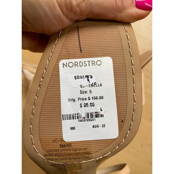 VINCE Camuto "Enella" Heels Ankle Strap Women New Sandal - Picture 7 of 9